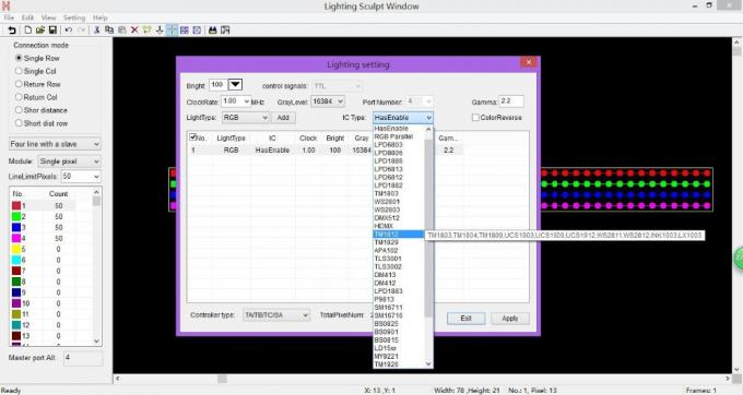 4096 पिक्सेल सल्वे डीएमएक्स एलईडी नियंत्रक H802RA 4 पोर्ट एल्यूमीनियम मिश्र धातु सामग्री 1