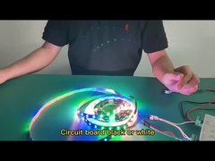 ws2811 ucs1903 आईसी बाहरी एलईडी पट्टी प्रकाश Rgb एलईडी पट्टी प्रकाश 60leds/M 20IC/M Rgbic एलईडी पट्टी